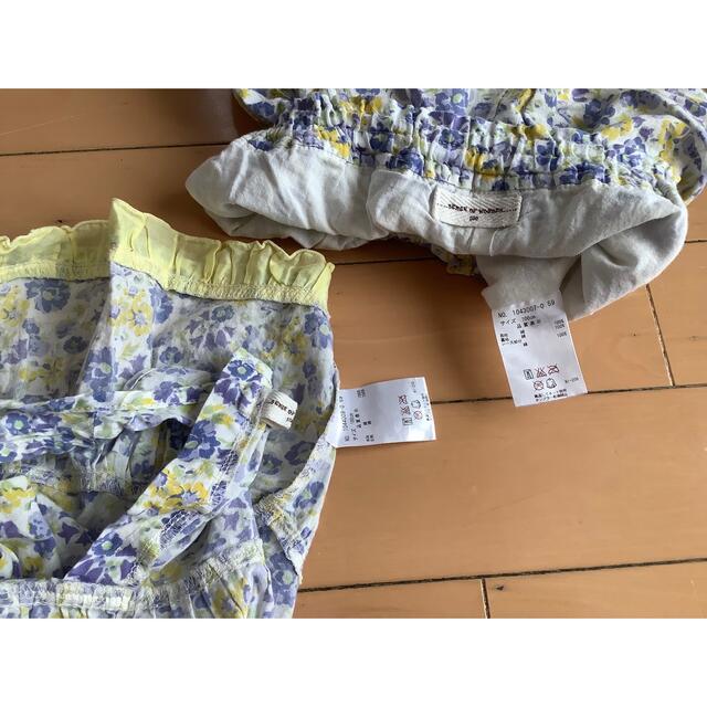 sense of wonder(センスオブワンダー)の花柄　セットアップ　sense of wonder  100センチ キッズ/ベビー/マタニティのキッズ服女の子用(90cm~)(Tシャツ/カットソー)の商品写真