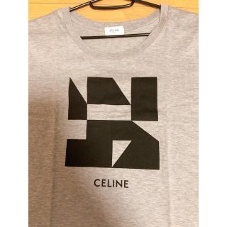 セリーヌ(celine)の【即購入OK】セリーヌ　CELINE　グレー　ロゴ　Tシャツ※送料込み(Tシャツ(半袖/袖なし))