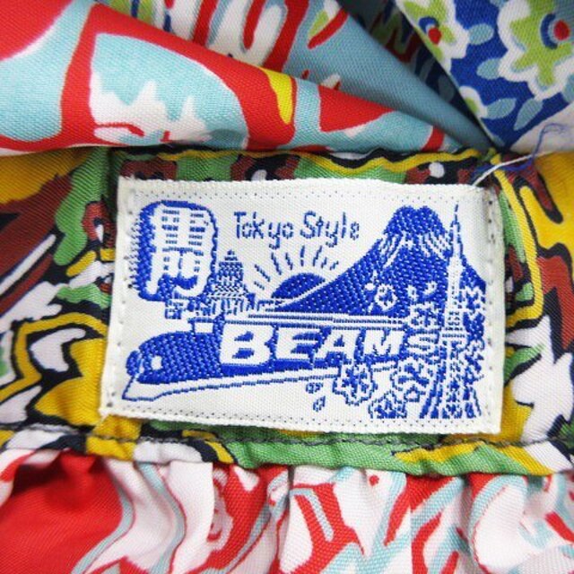 BEAMS(ビームス)のビームス BEAMS スカート フレア ひざ丈 ウエストゴム 総柄 黄 イエロー レディースのスカート(ひざ丈スカート)の商品写真