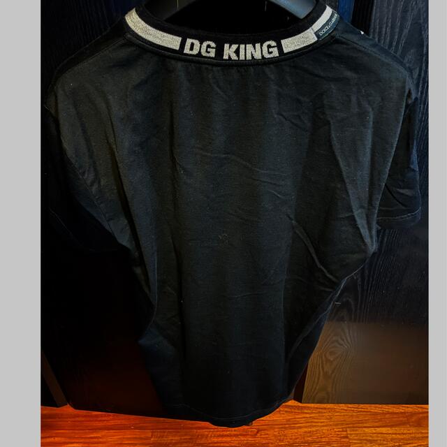 DOLCE&GABBANA(ドルチェアンドガッバーナ)の新品未使用タグ付きドルチェ＆ガッバーナ46mスター柄KINGクラウン黒白Tシャツ メンズのトップス(Tシャツ/カットソー(半袖/袖なし))の商品写真