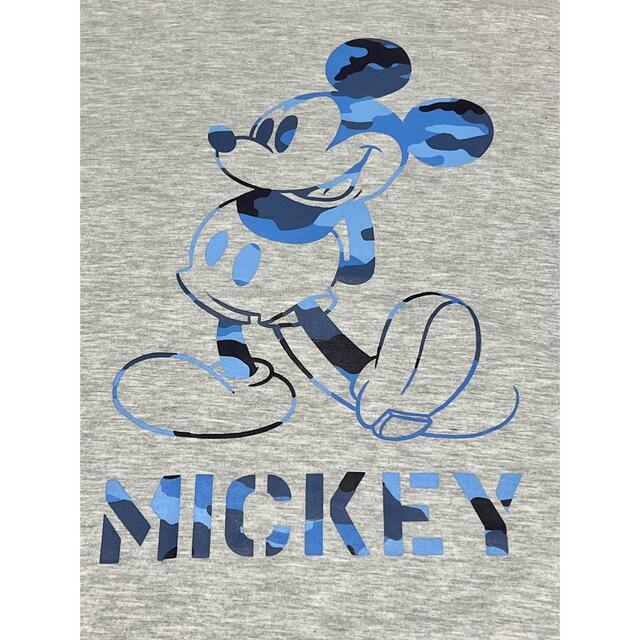 Disney(ディズニー)のDisney ディズニー ミッキーマウス プリントTシャツ グレー M メンズのトップス(Tシャツ/カットソー(半袖/袖なし))の商品写真