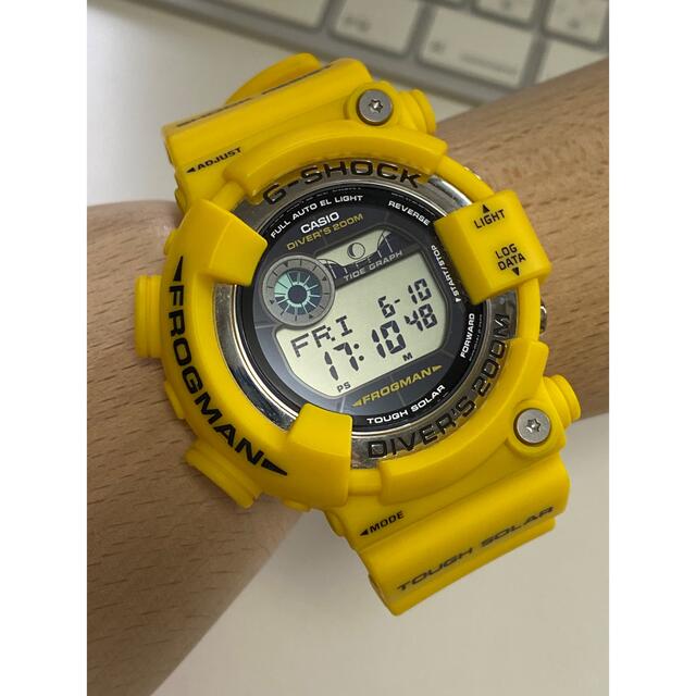 G SHOCK フロッグマン イエロー GF 8250 ソーラー 黄 蛙 限定