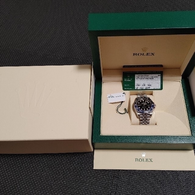 ROLEX(ロレックス)のロレックス　GMTマスターⅡ　 126710blnr　付属品フル完備　249万円 メンズの時計(腕時計(アナログ))の商品写真