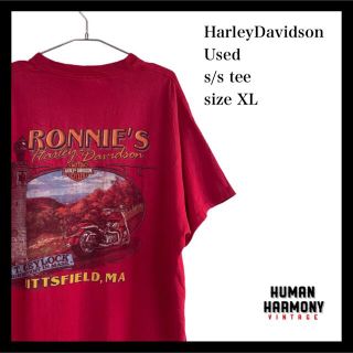 ハーレーダビッドソン(Harley Davidson)のハーレーダビッドソン HarleyDavidson 半袖Tシャツ 古着(Tシャツ/カットソー(半袖/袖なし))