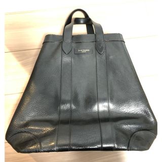 J&M Davidson トートバッグ ブラックレザー 革トート フェリージ-
