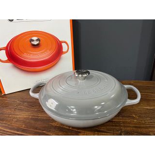 ルクルーゼ(LE CREUSET)の専用です⭐︎ビュッフェキャセロール　ミストグレー　30cm(鍋/フライパン)