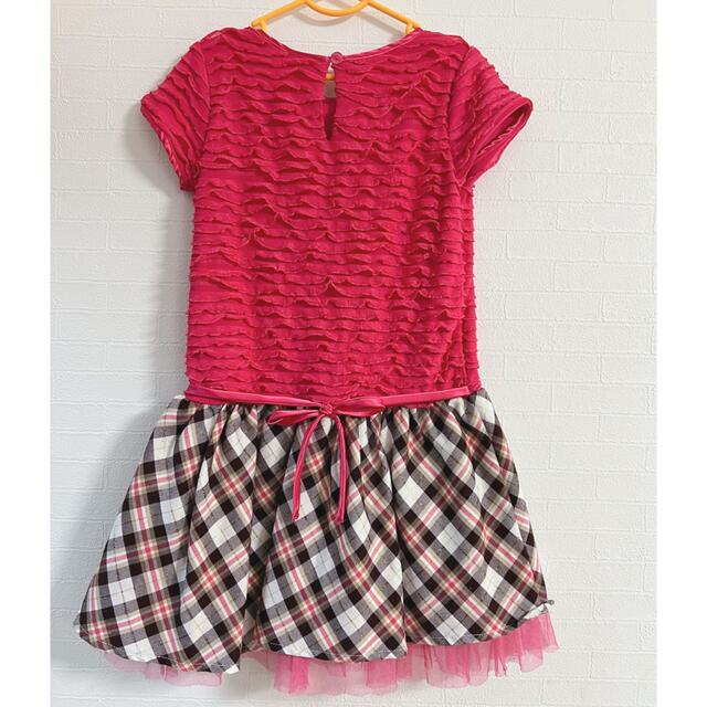 YOUNGLAND ヤングランド 切替ワンピース 6X 120cm キッズ/ベビー/マタニティのキッズ服女の子用(90cm~)(ワンピース)の商品写真