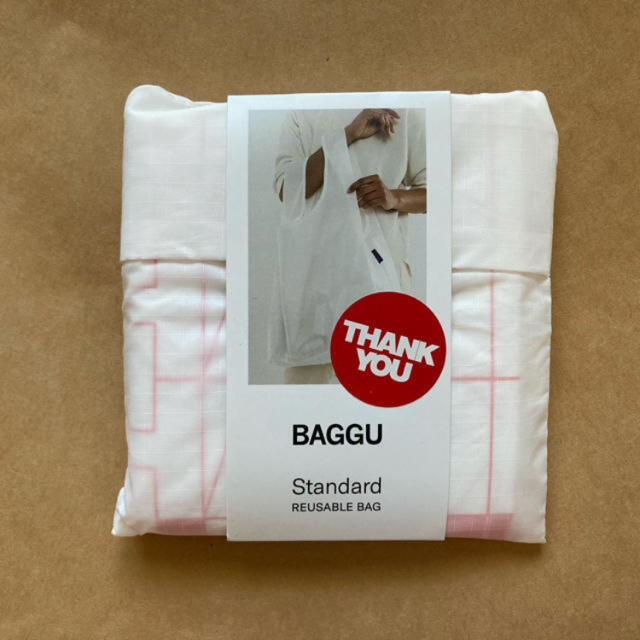 BAGGU(バグゥ)の【BAGGU/STANDARD BAGGU】thank you エコバッグ レディースのバッグ(エコバッグ)の商品写真