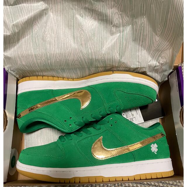 新品未使用】Nike SB Dunk Low セントパトリック