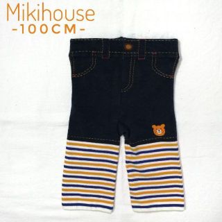 ミキハウス(mikihouse)の✨美品✨ミキハウス　ストレッチパンツ　プッチーくんデザイン　100cm(パンツ/スパッツ)