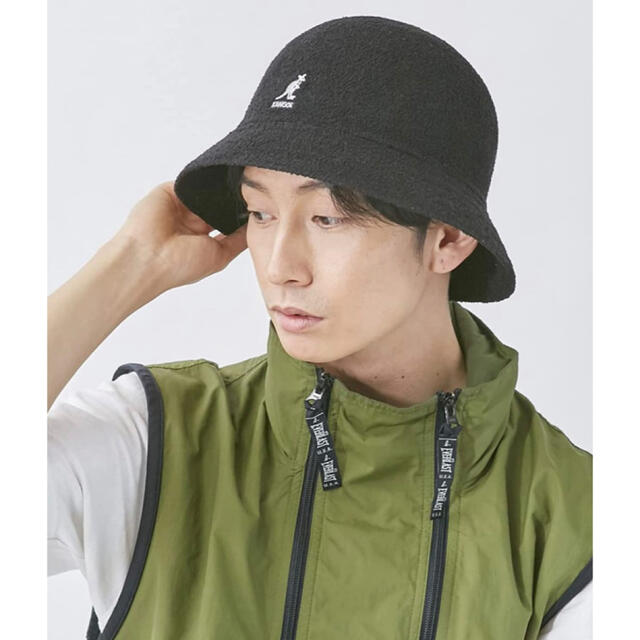 KANGOL(カンゴール)のカンゴール バケットハット ブラック 黒 メンズ レディース 帽子 レディースの帽子(ハット)の商品写真