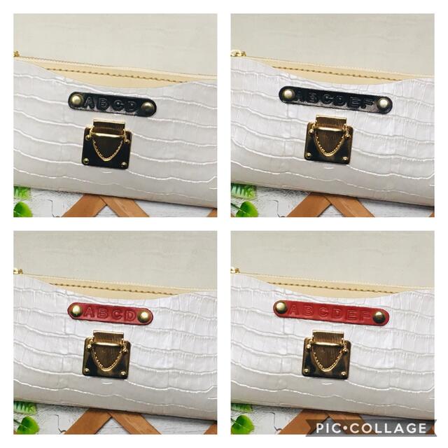 ❤️【大人お洒落♪】高級感×シンプルデザインの大人オシャレ総本革長財布白クロコ柄