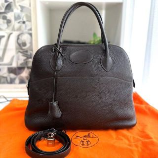 エルメス(Hermes)のエルメス　ボリード31　トリヨン　エベンヌ　ハンドバッグ　□J刻印　美品☆(ハンドバッグ)