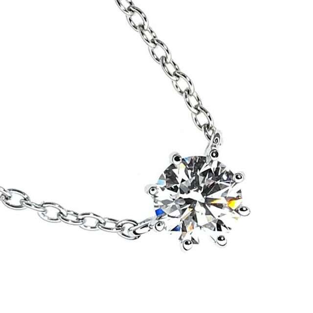 AHKAH(アーカー)のアーカー ソルティア ラウンド ダイヤ ネックレス 0.15ct 定価15万 レディースのアクセサリー(ネックレス)の商品写真