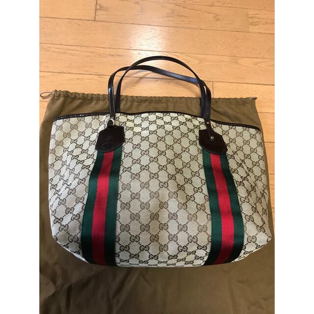 GUCCI - GUCCI トートバッグ シェリーライン キャンパス211970 GUCCI - GUCCI トートバッグ シェリーライン キャンパス211970