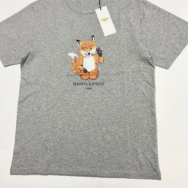 タグ付未使用/東京発送料込【M】Maison Kitsuné Tシャツ/ネイビー