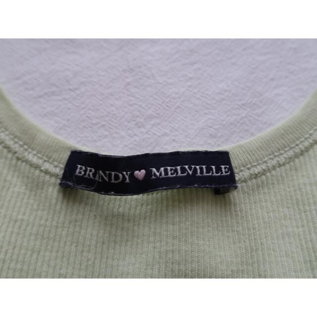 Brandy Melville(ブランディーメルビル)のBrandy Melville  ブランディー・メルビル　リブタンクトップ レディースのトップス(タンクトップ)の商品写真