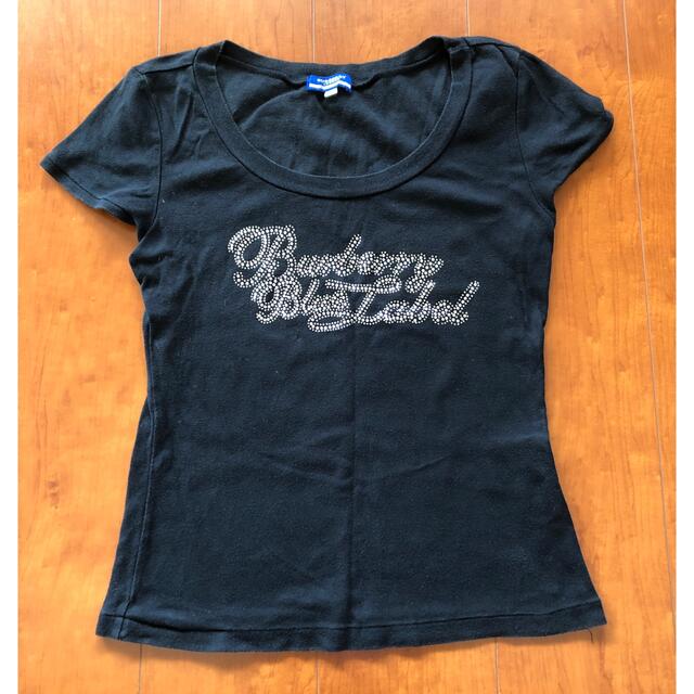 BURBERRY BLUE LABEL(バーバリーブルーレーベル)のお値下げ！バーバリーブルーレーベル　黒Tシャツ レディースのトップス(Tシャツ(半袖/袖なし))の商品写真