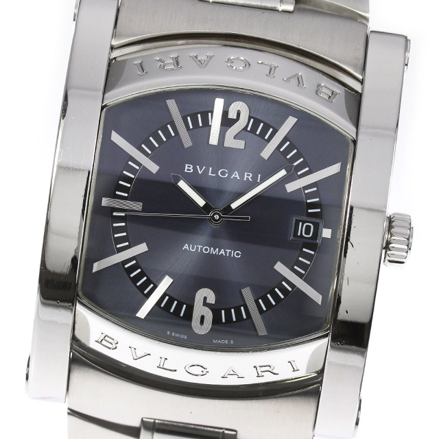 ブルガリ BVLGARI AA48S アショーマ デイト 自動巻き メンズ _752332