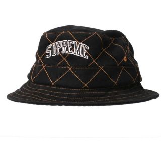 シュプリーム(Supreme)のシュプリーム 18AW Diamond Stitch Crusher Hat ダイヤモンドステッチクラッシャーバケットハット メンズ ML(帽子)