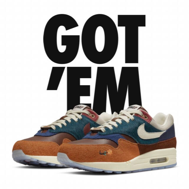 27.5 NIKE AIR MAX 1 KASHINA WON-ANG オレンジレンwtaps