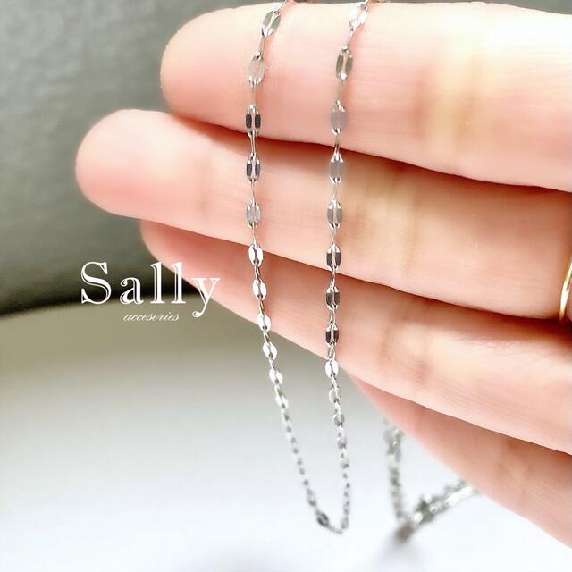 TODAYFUL(トゥデイフル)の再販【シルバー】ステンレス　シンプルなペタルチェーン　ネックレス レディースのアクセサリー(ネックレス)の商品写真