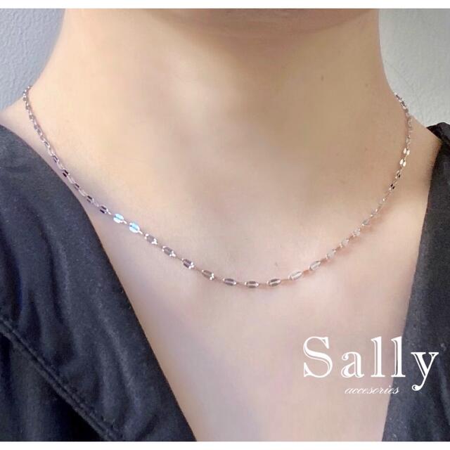 TODAYFUL(トゥデイフル)の再販【シルバー】ステンレス　シンプルなペタルチェーン　ネックレス レディースのアクセサリー(ネックレス)の商品写真