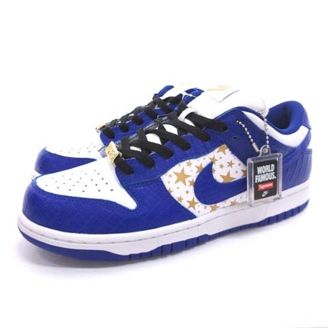 NIKE(ナイキ)のナイキ×シュプリーム 21SS DUNK LOW OG QSダンクロー26.5青 メンズの靴/シューズ(スニーカー)の商品写真