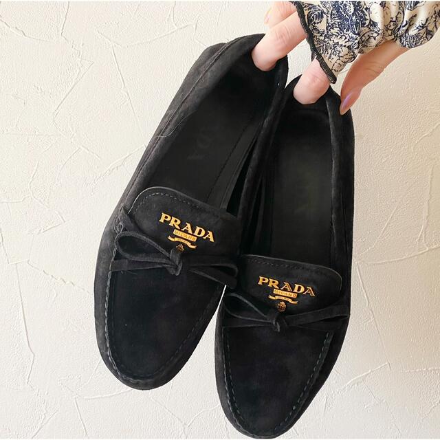 PRADA(プラダ)のPRADA／スエードドライビングシューズ  レディースの靴/シューズ(ローファー/革靴)の商品写真