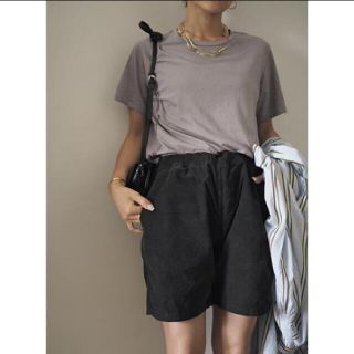 アパルトモンドゥーズィエムクラス(L'Appartement DEUXIEME CLASSE)のREMI RELIEF '21SS corduroy shorts(カジュアルパンツ)