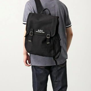 アーペーセー(A.P.C)のa.p.c リュック　ブラック　美品(リュック/バックパック)