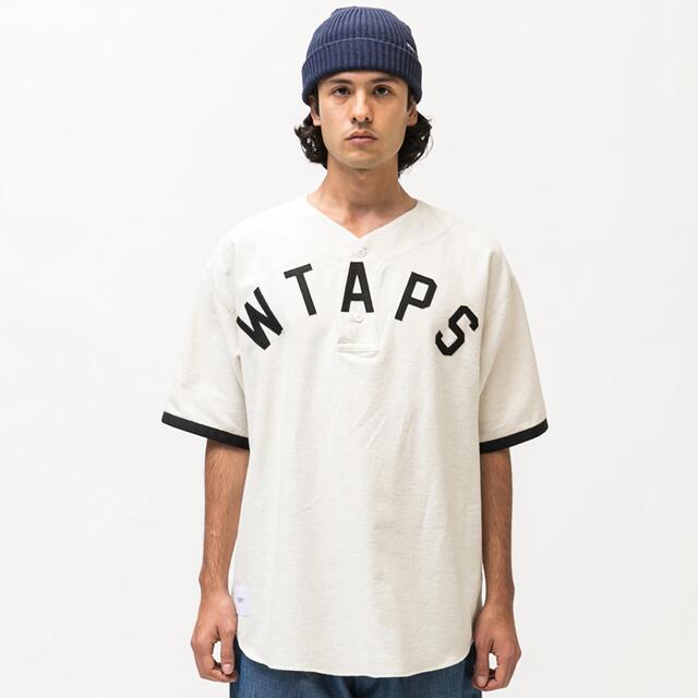 wtaps ダブルタップス LEAGUE リーグ ベースボール シャツ-