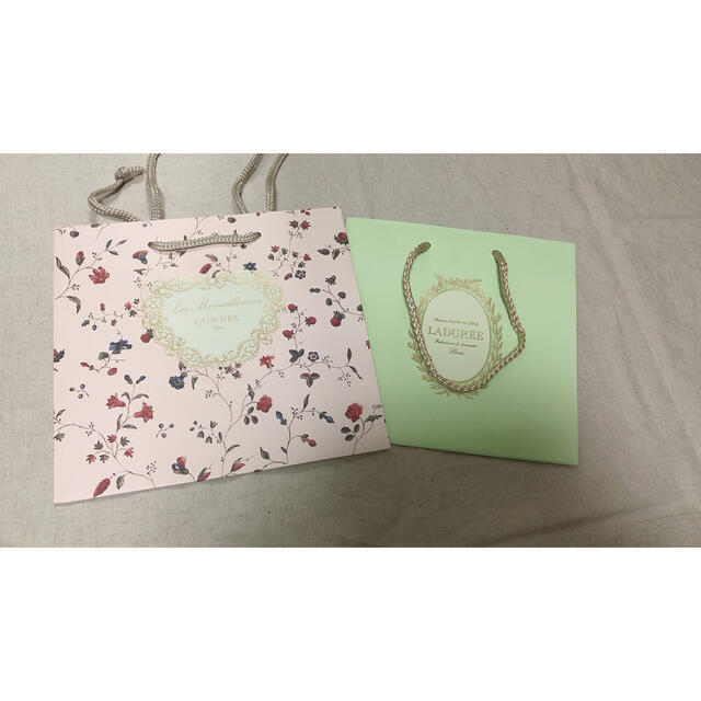 LADUREE(ラデュレ)のラデュレ/紙袋/2枚セット レディースのバッグ(ショップ袋)の商品写真