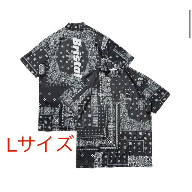 ゴルフ Bristol  BANDANA MOCK NECK SHIRT L