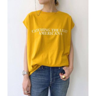 アパルトモンドゥーズィエムクラス(L'Appartement DEUXIEME CLASSE)の新品 L'Appartement  Americana N/S LOGO TEE(カットソー(半袖/袖なし))