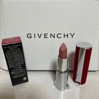 ジバンシィ(GIVENCHY)の新品☆ルージュ・ジバンシイ・ベルベット☆10☆ベージュ・ニュ☆おまけ付き(口紅)