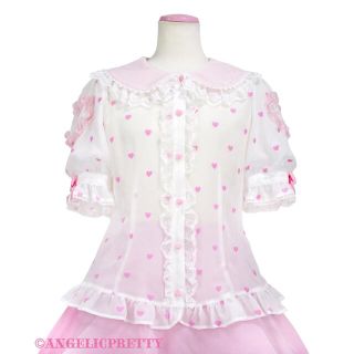 アンジェリックプリティー(Angelic Pretty)のLovely Heartブラウス(シャツ/ブラウス(半袖/袖なし))