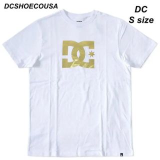 ディーシーシューズ(DC SHOES)の新品　DCSHOES ディーシーシューズ  メンズ　ゴールド　ロゴ　 Tシャツ(Tシャツ/カットソー(半袖/袖なし))