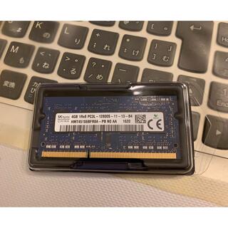 レノボ(Lenovo)のメモリー　4G PC3L-12800   送料込み(PCパーツ)