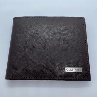 カルバンクライン(Calvin Klein)のカルバンクライン 二つ折り財布 財布 黒(折り財布)