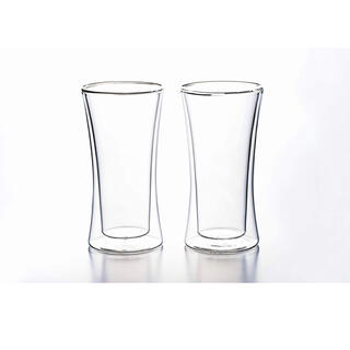 ウェルナーマイスター 耐熱二重ガラス・タンブラー＆ロングスプーンペアセット(グラス/カップ)