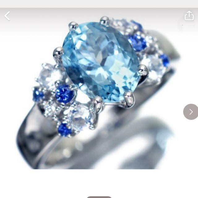 TASAKI ジュエリー、良質天然アクアマリン1.66ct