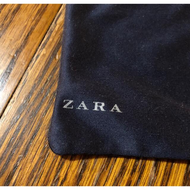 ZARA(ザラ)のZARA ザラ サングラスケース 巾着 レディースのファッション小物(サングラス/メガネ)の商品写真