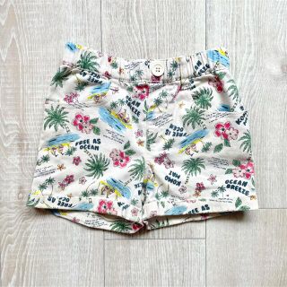 グローバルワーク(GLOBAL WORK)の【GLOBAL WORK】デニムショートパンツ　キッズ　トロピカル　Lサイズ(パンツ/スパッツ)