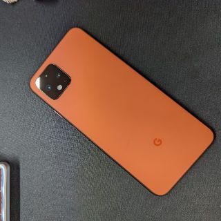 グーグルピクセル(Google Pixel)のpixel 4 64GB oh so orange SIM FREE(スマートフォン本体)