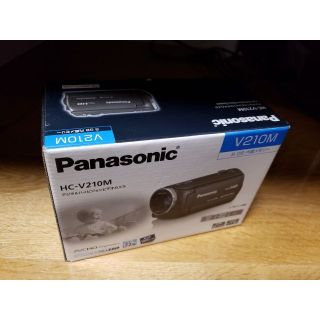 パナソニック(Panasonic)のPanasonic HC-V210M-H ハイビジョンビデオカメラ グレー 新品(ビデオカメラ)