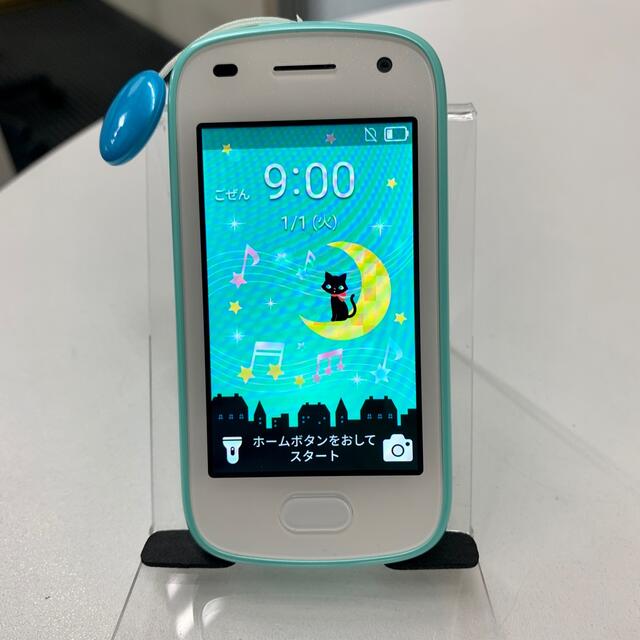 スマートフォン/携帯電話SoftBank キッズフォン２　ミント