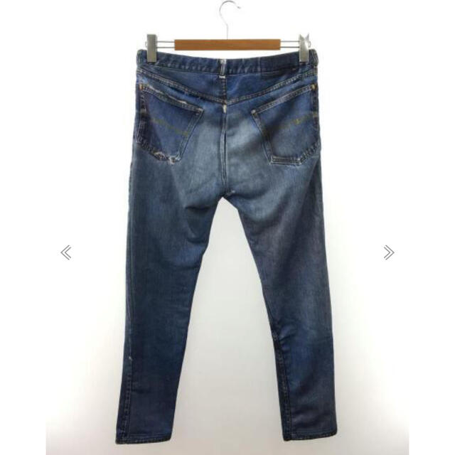 1piu1uguale3(ウノピゥウノウグァーレトレ)の転写　スウェット　パンツ メンズのパンツ(デニム/ジーンズ)の商品写真
