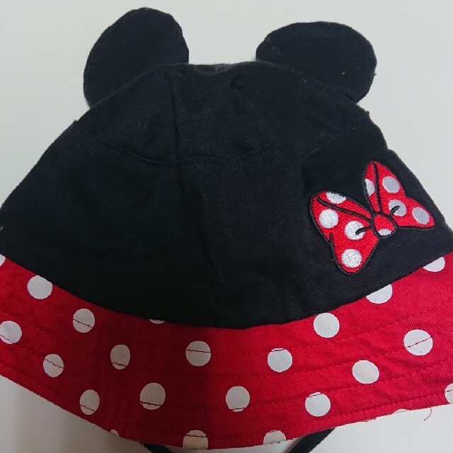 Disney(ディズニー)のミニー帽子 50cm キッズ/ベビー/マタニティのこども用ファッション小物(帽子)の商品写真