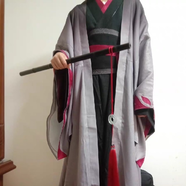 T⑩4 公式 魔道祖師 魏無羨 夷陵老祖 コスプレ 武器 酒壺 笛 剣